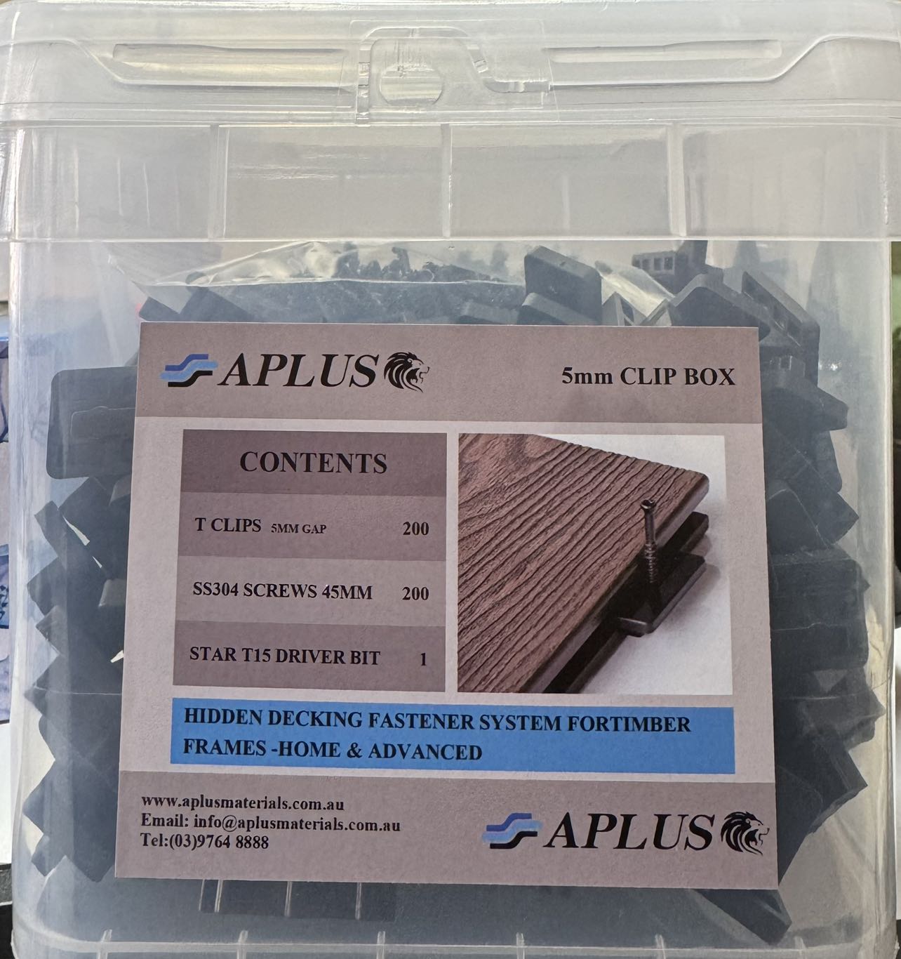 Decking Clip Box